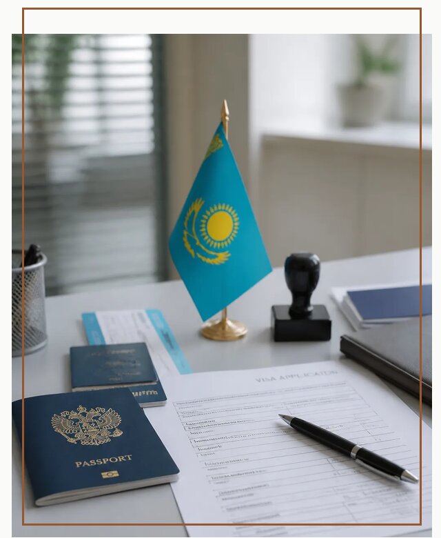 Оформление визы в Казахстан для поездки и работы в Белореченске
