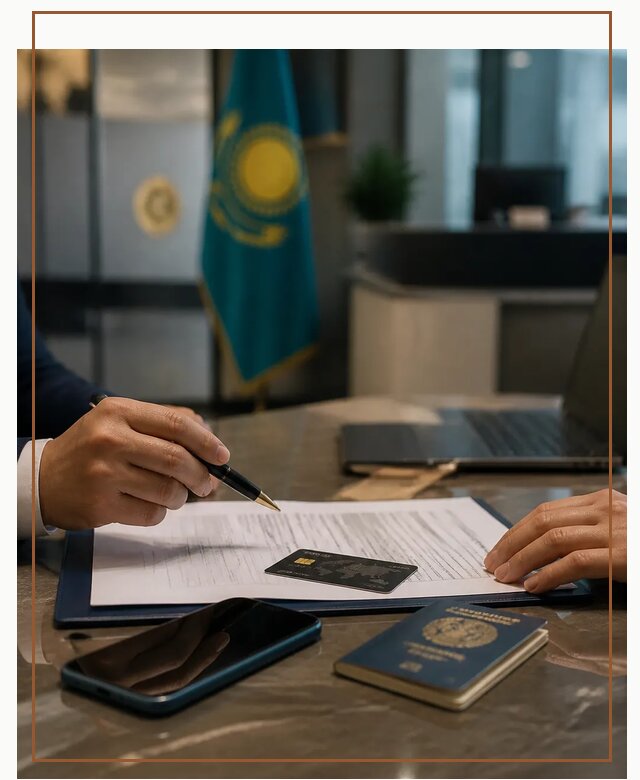 Открытие счета и банковской карты в Казахстане в Белореченске